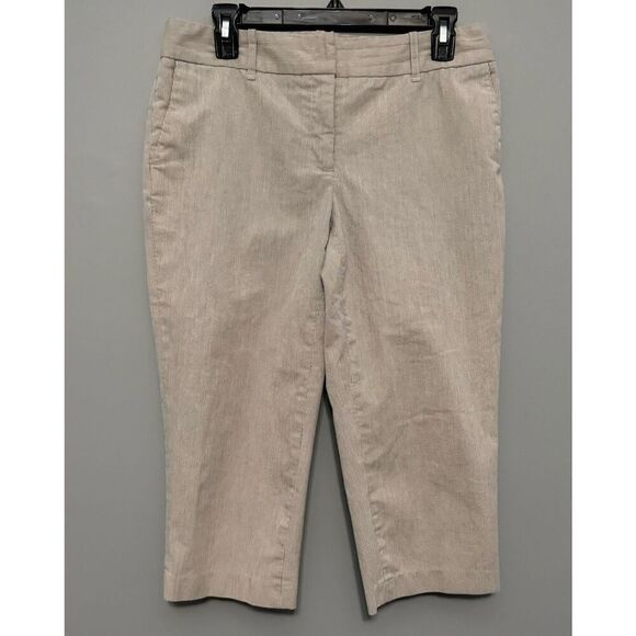 Willi Smith Khaki Capri Pants, size 8 - Picture 1 of 8
